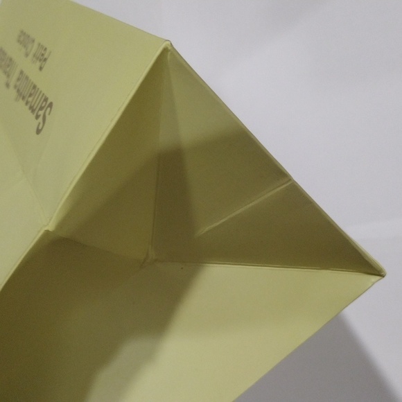 Samantha Thavasa Yellow Drawstring Empty Paper Gift Bag/Dust Bag10x7x4.75" - Picture 5 of 7